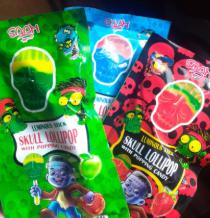 Chupetín con polvo acido