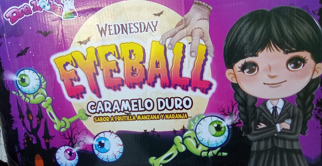 Eyeball caramelo duro Merlina