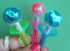 Trompetas con chupetin y sonido